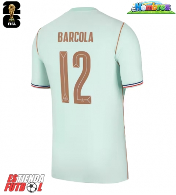 Francia Bradley Barcola #12 Segunda Equipación Mundial 2026 Manga Corta